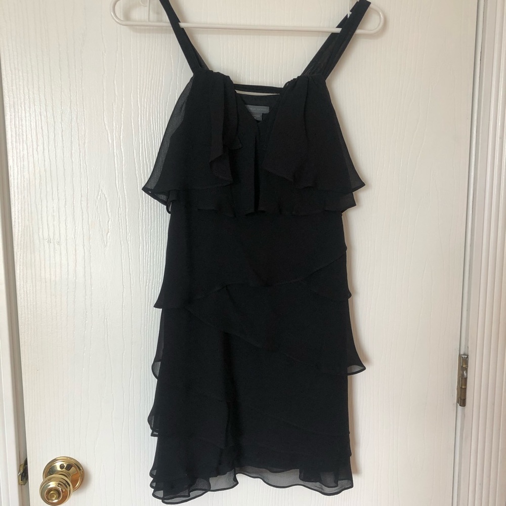 Armani Exchange Black fun mini Dress LBD